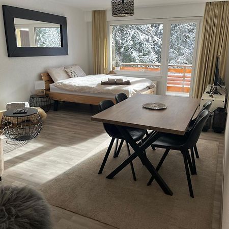 Grand Studio au centre de Crans Extérieur photo